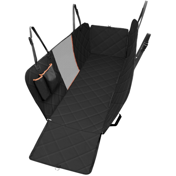 Dog Car Seat Hammock with Mesh Window