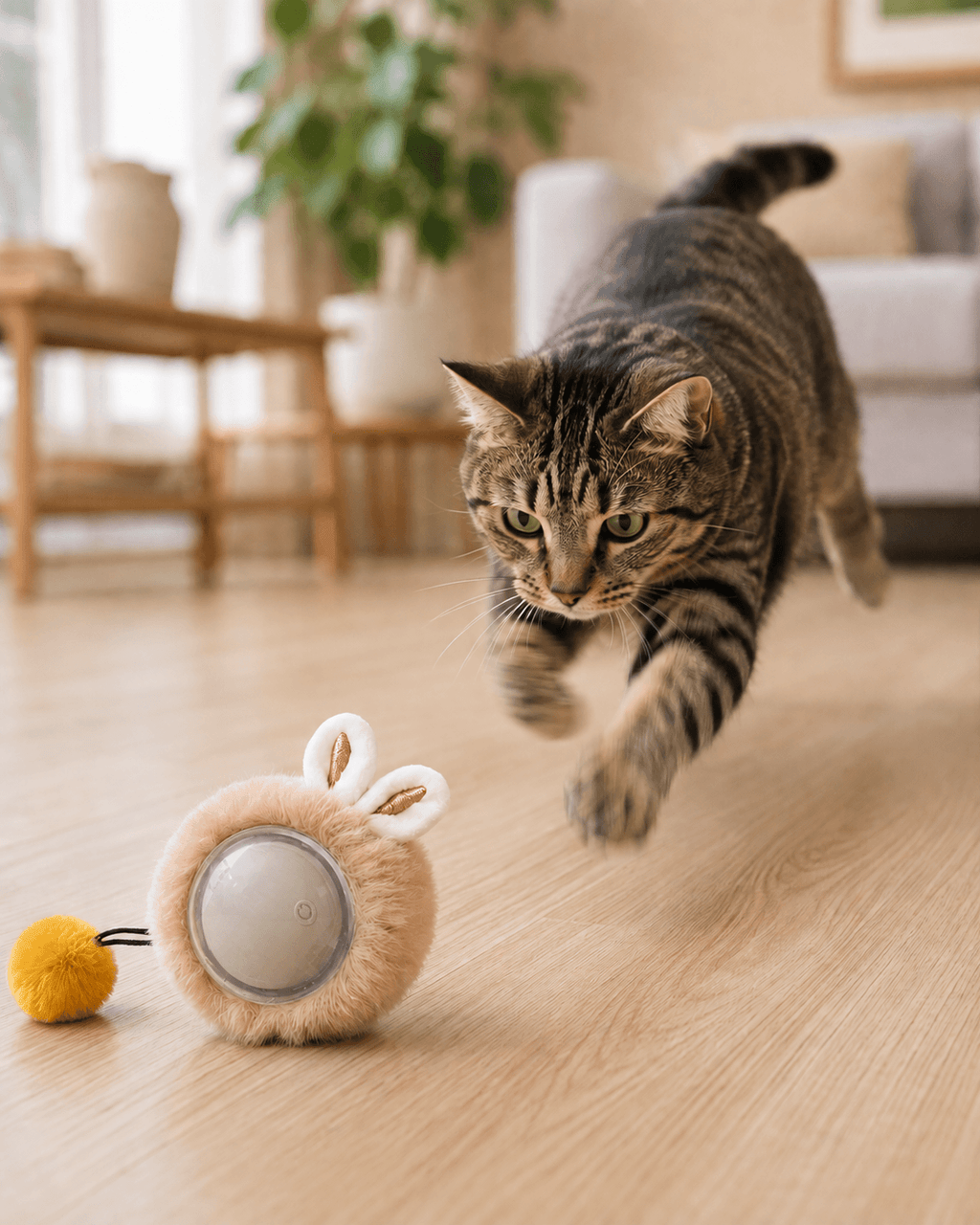 Motion-Activated Auto Moving Ball for Cats & Dogs