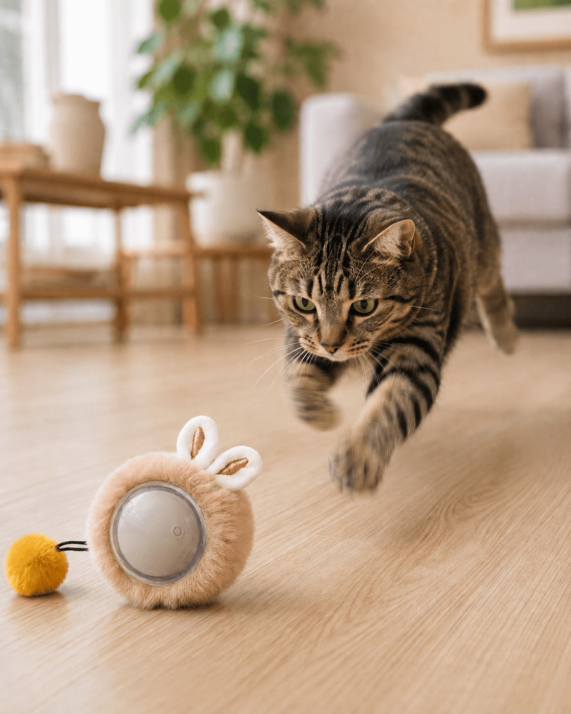 Motion-Activated Auto Moving Ball for Cats & Dogs