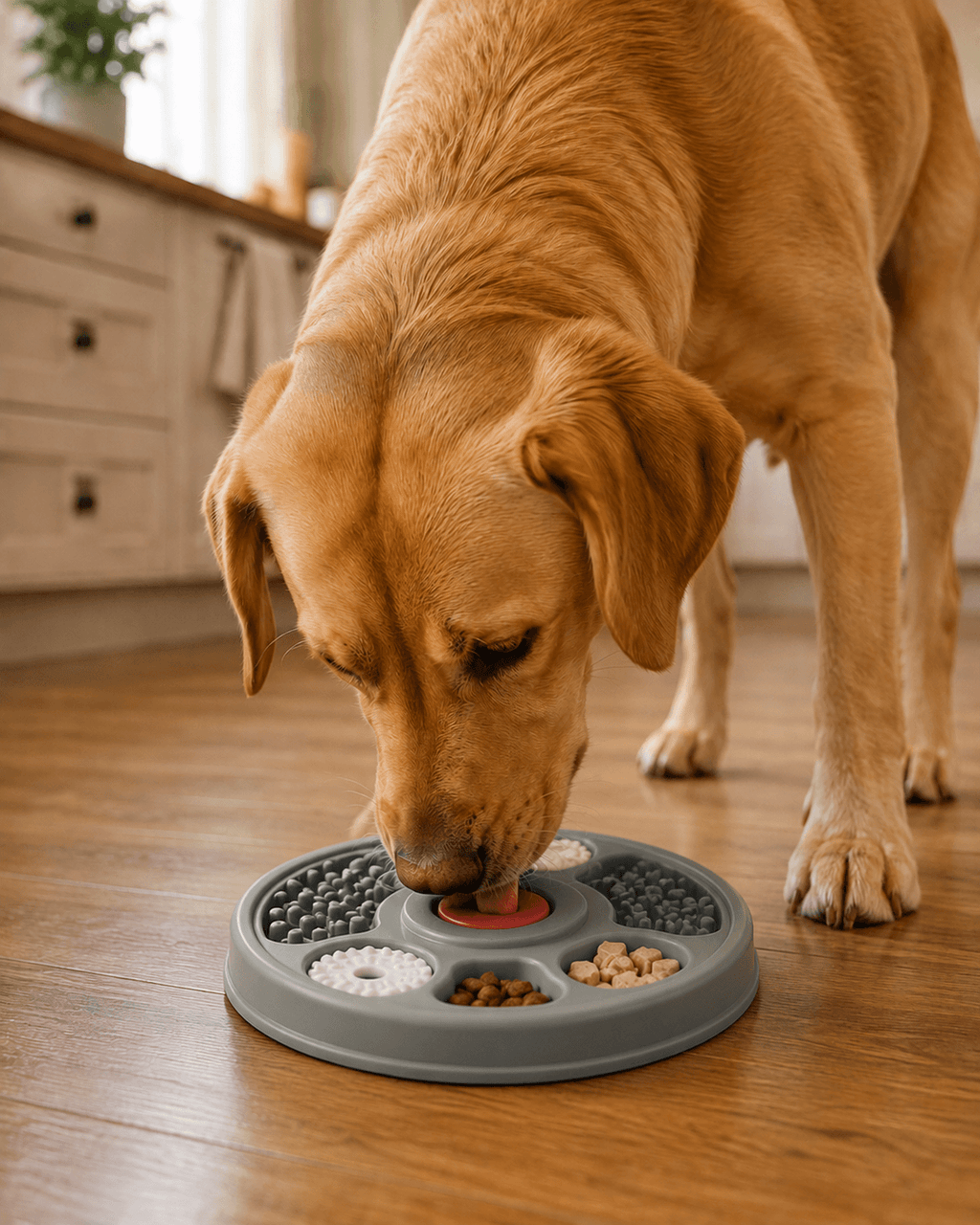 2-in-1 Slow Feeder & Lick Mat Bowl for Dogs