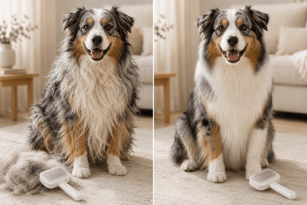 Self-Cleaning Slicker Brush for Cats & Dogs