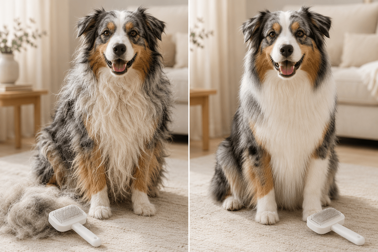 Self-Cleaning Slicker Brush for Cats & Dogs