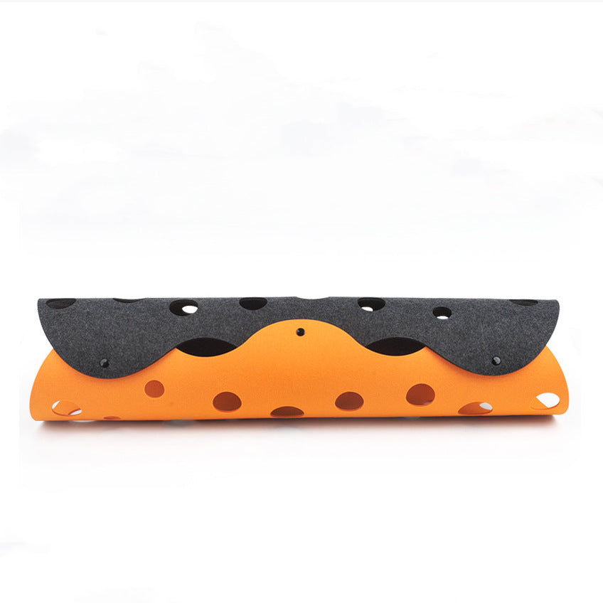 Collapsible Felt Cat Tunnel with Pom Toys